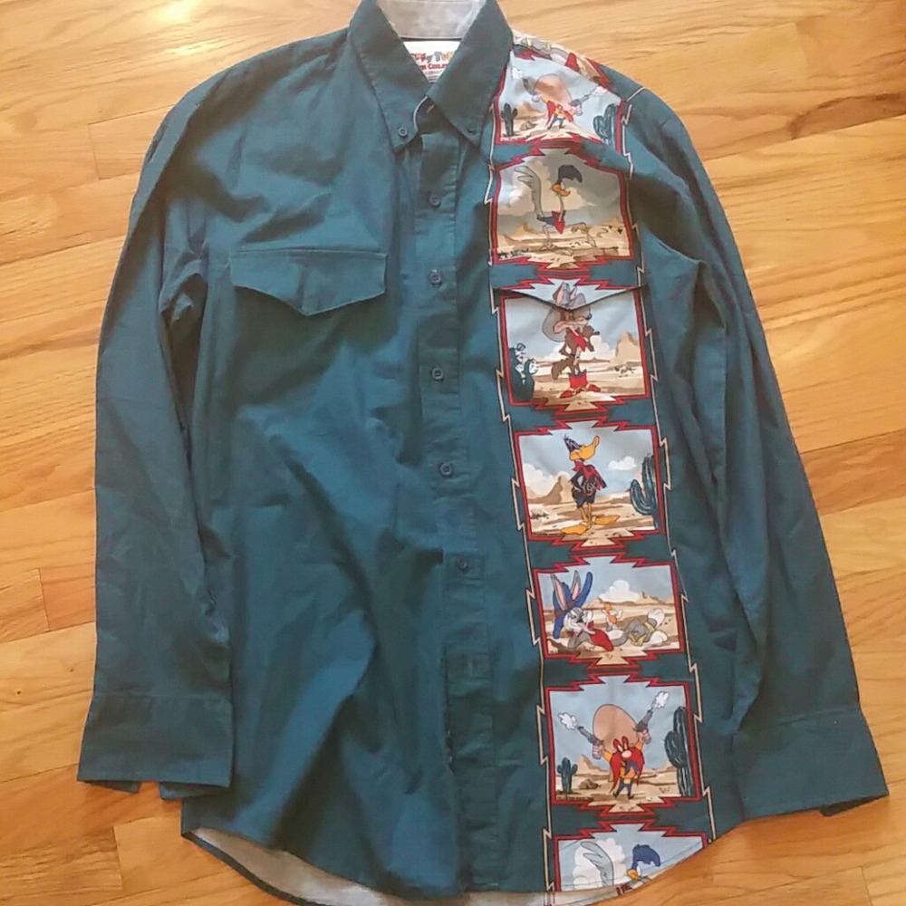 Vintage 1993 Looney Tunes Western Collection Shirt